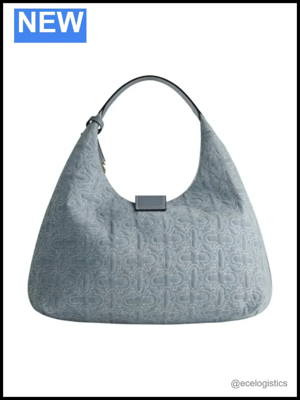 Tote Bag with Faux Suede, Removeable Strap, Magnetic Snap